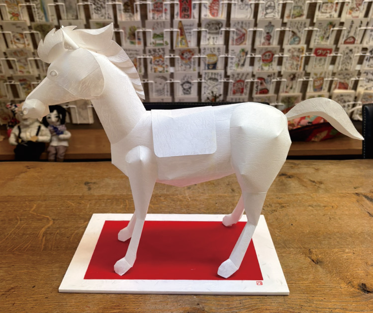 干支のペーパークラフトです。小倉 井筒屋美術工芸で販売しています。